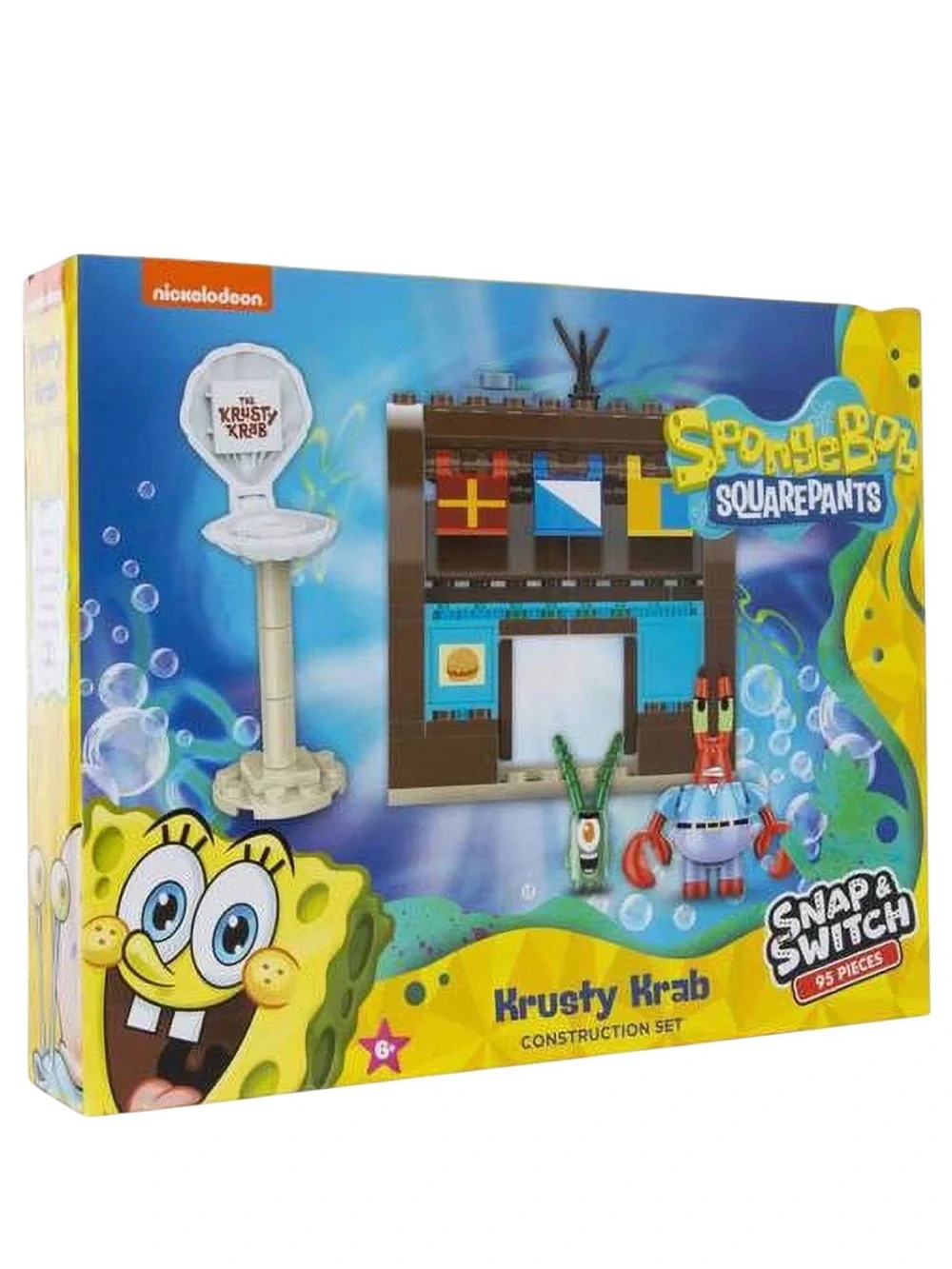 SpongeBob SquarePants Krusty Krab Snap & Switch Construction Set (95 Pieces)